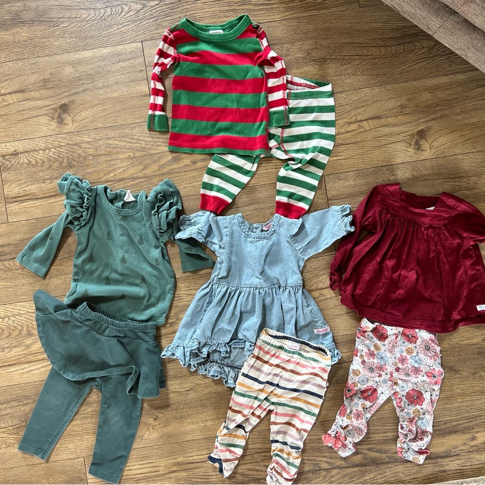 Girls Hanna Andersson Rufflebutts Fall Winter Bundle